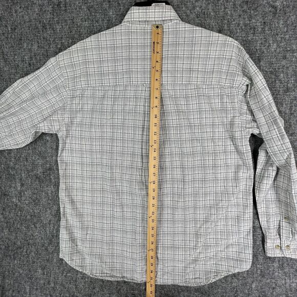 Columbia Shirt Mens Extra Large Plaid Business Casual Long Sleeve Button Down - Picture 9 of 11